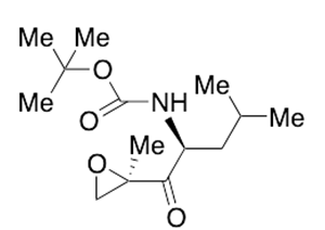 tert-Butyl ((S)-4-Methyl-1-((R)-2-methyloxiran-2-yl)-1-oxopentan-2-yl)carbamate