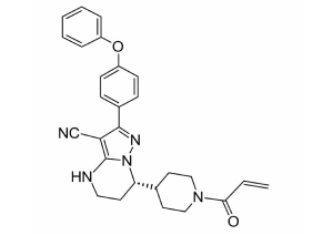 (S)-7-(1-Acryloylpiperidin-4-yl)-2-(4-phenoxyphenyl)-4,5,6,7-tetrahydropyrazolo[1,5-a]pyrimidine-3-carbonitrile
